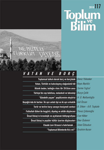 Toplum ve Bilim Sayı 117, 2010