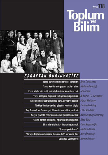 Toplum ve Bilim Sayı 118, 2010