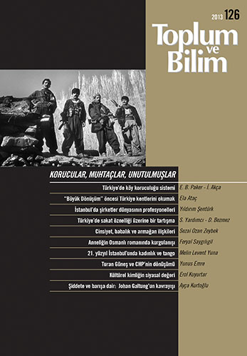 Toplum ve Bilim Sayı 126, 2013