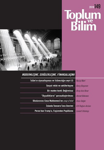 Toplum ve Bilim Sayı 149, 2019