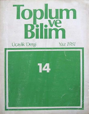Toplum ve Bilim Sayı 14, 1981