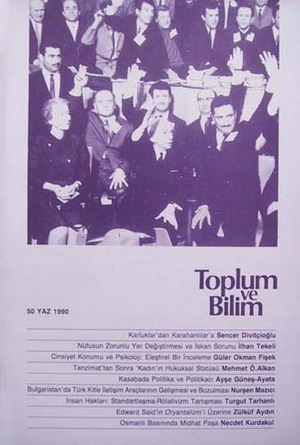 Toplum ve Bilim Sayı 50, 1990