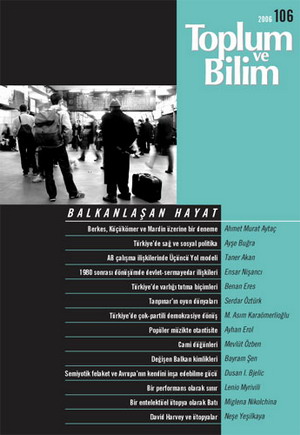 Toplum ve Bilim Sayı 106, 2006