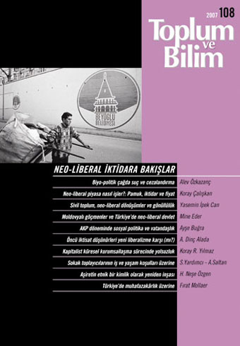 Toplum ve Bilim Sayı 108, 2007